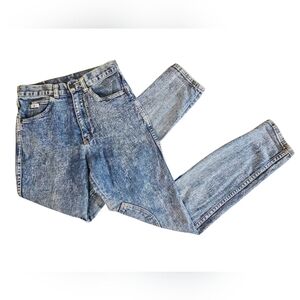 Vintage 80's Miller's Horse Riding Acid Wash Denim Jeans High Rise Skinny Size28